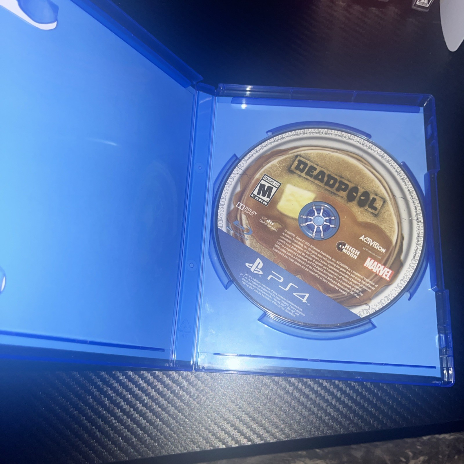 Activision Deadpool Sony PlayStation 4 PS4 M (Mature) Video Game w/ Case