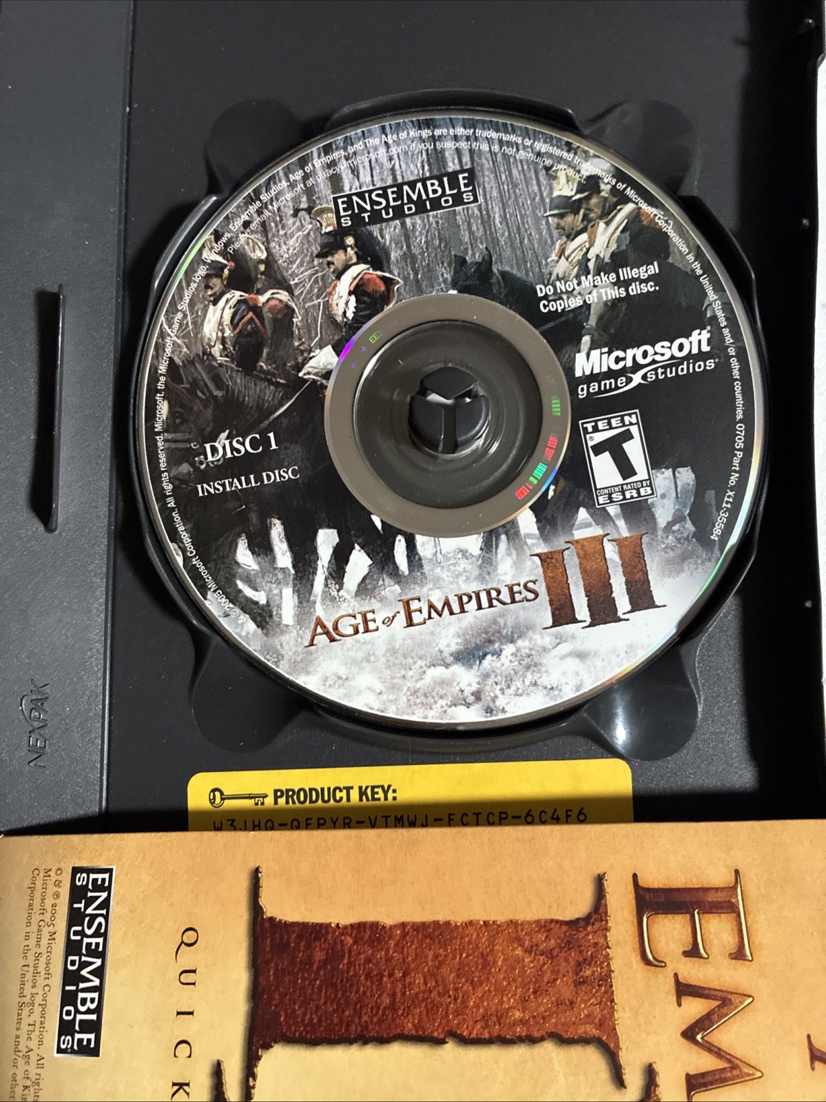 Age of Empires 3 III (PC CD-ROM Microsoft Games) 2005 Windows Vintage