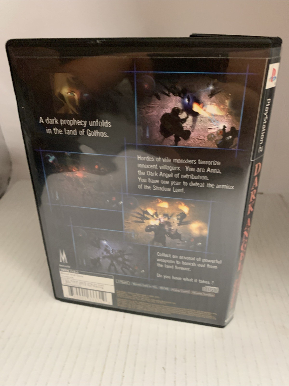 Dark Angel Vampire Apocalypse (PlayStation PS2) Complete Mint Condition See Pics