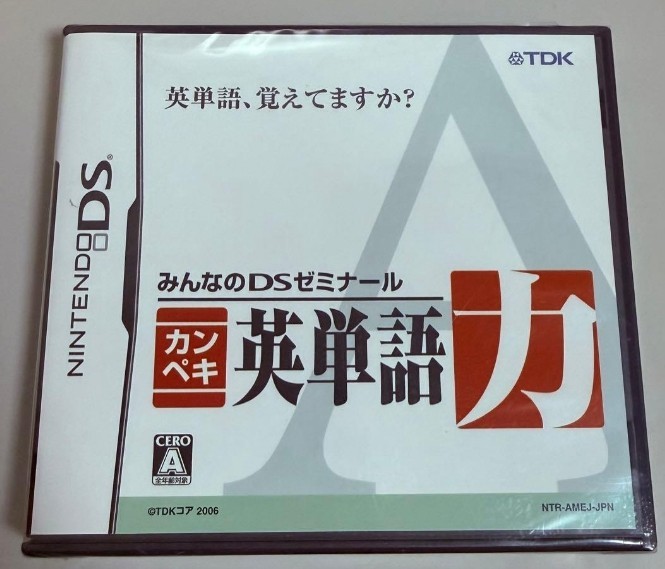 Kanpeki Kanji Ryoku Minna no DS Nintendo DS USED Tested Japanese ver with Case