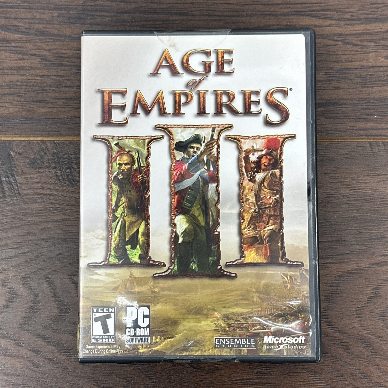 Age of Empires 3 III PC Game Complete 3 Discs, Product Key, Manuals 2005