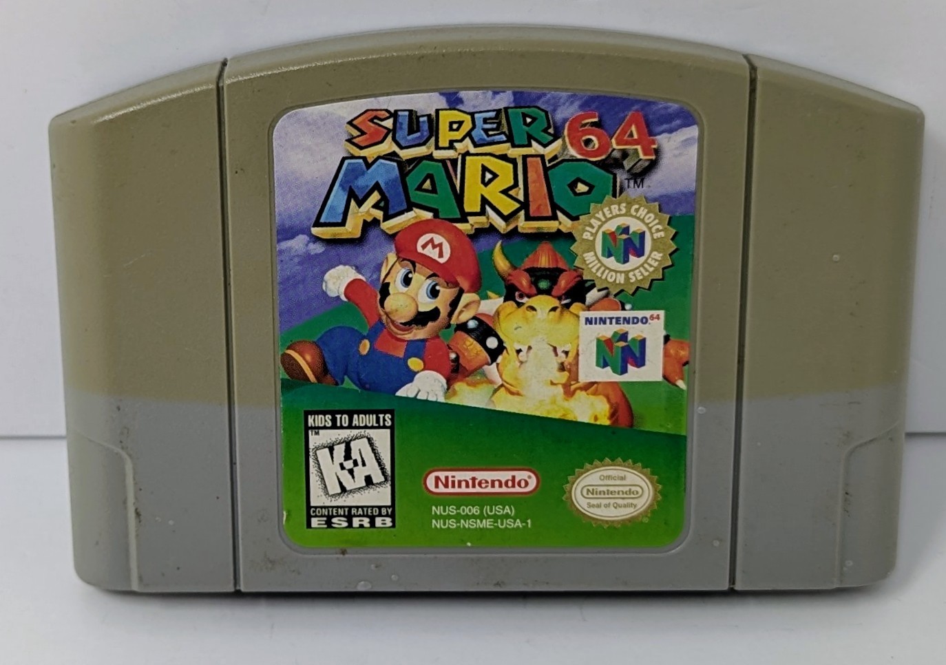 Super Mario 64 (Nintendo N64, 1996) Authentic – Player’s Choice – Tested!