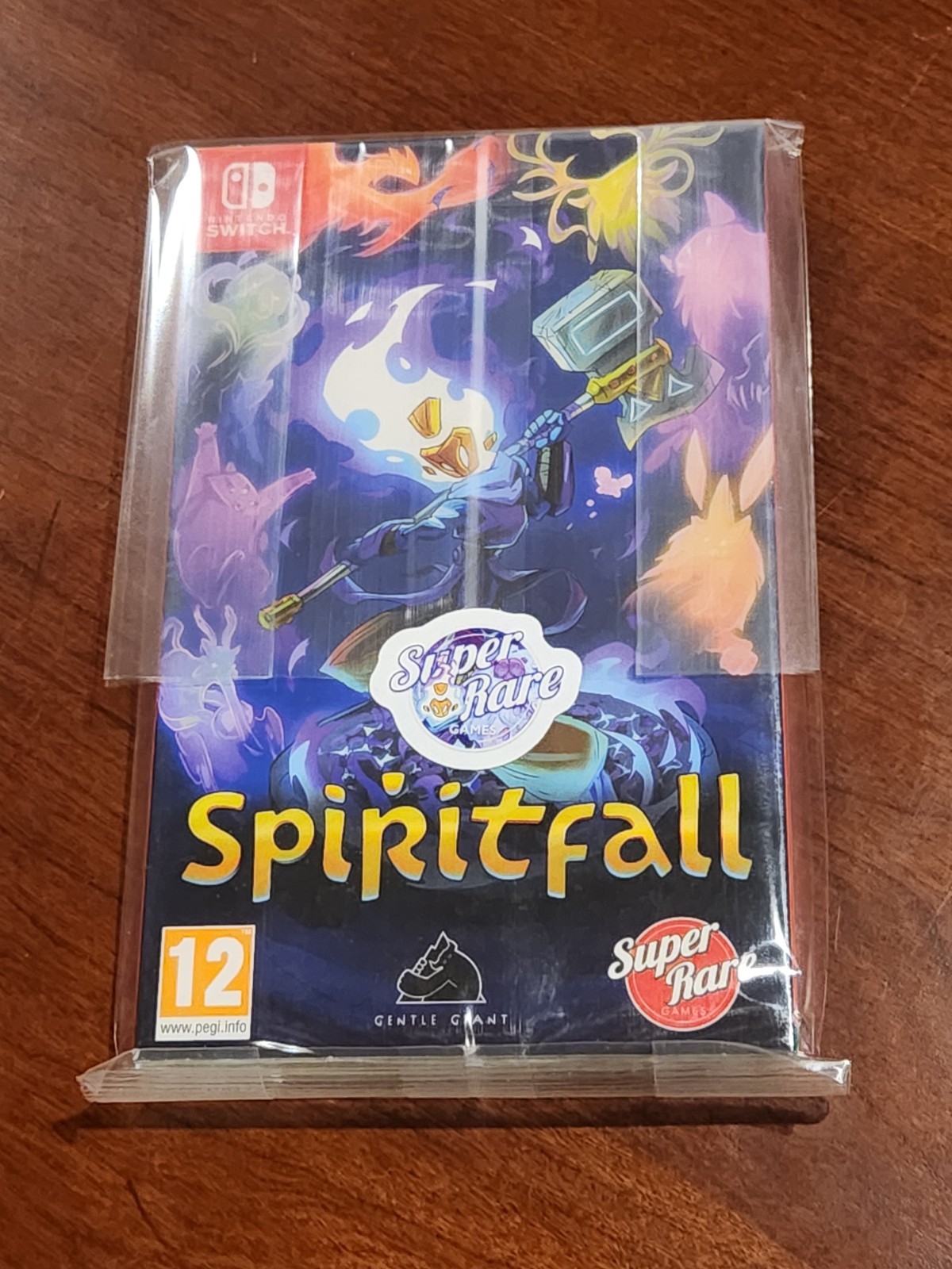Ships Safe! Spiritfall with Club Slipcover & Gold Card – Switch Super Rare Games