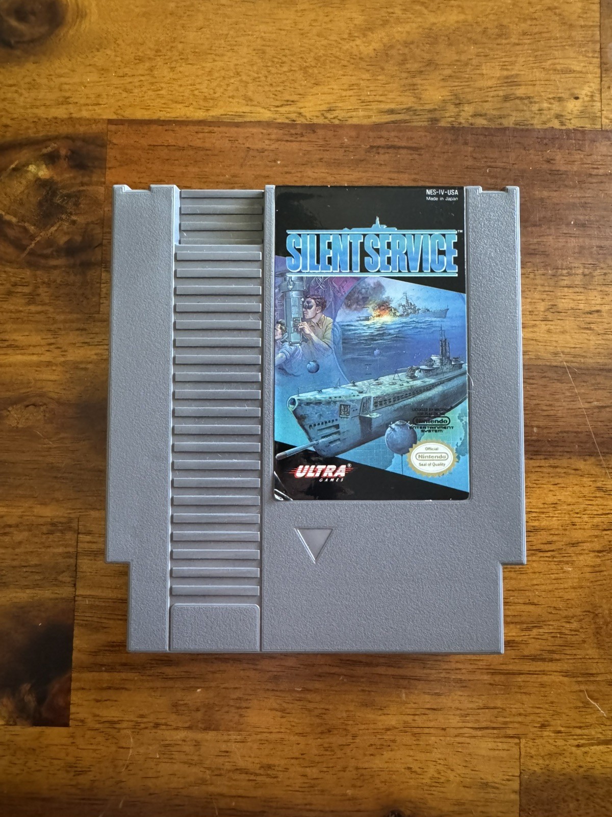 Silent Service Nintendo NES Cleaned/Tested