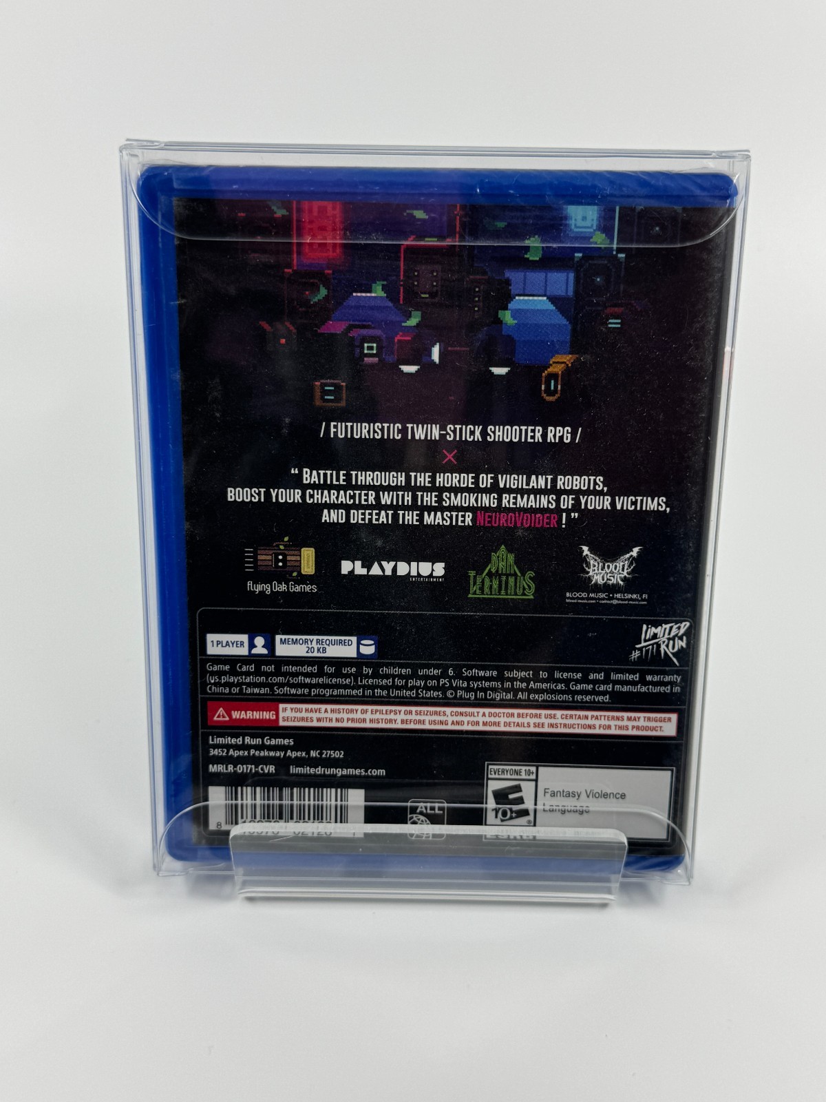 Neuro Voider Limited Edition- PS Vita- Limited Run Games #171- New & Sealed