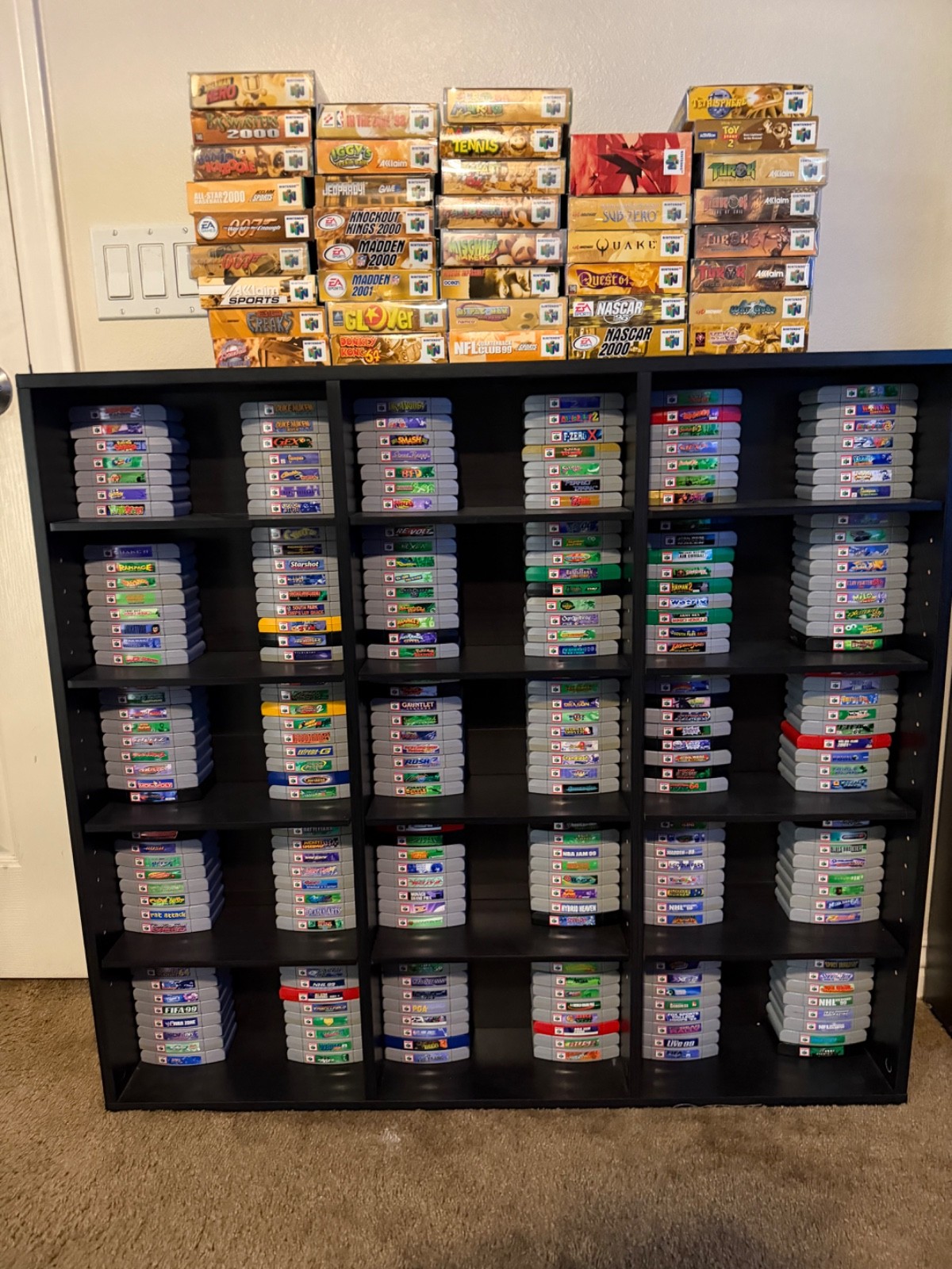 Complete N64 Collection All 296 Games (Some With Box and Inserts)