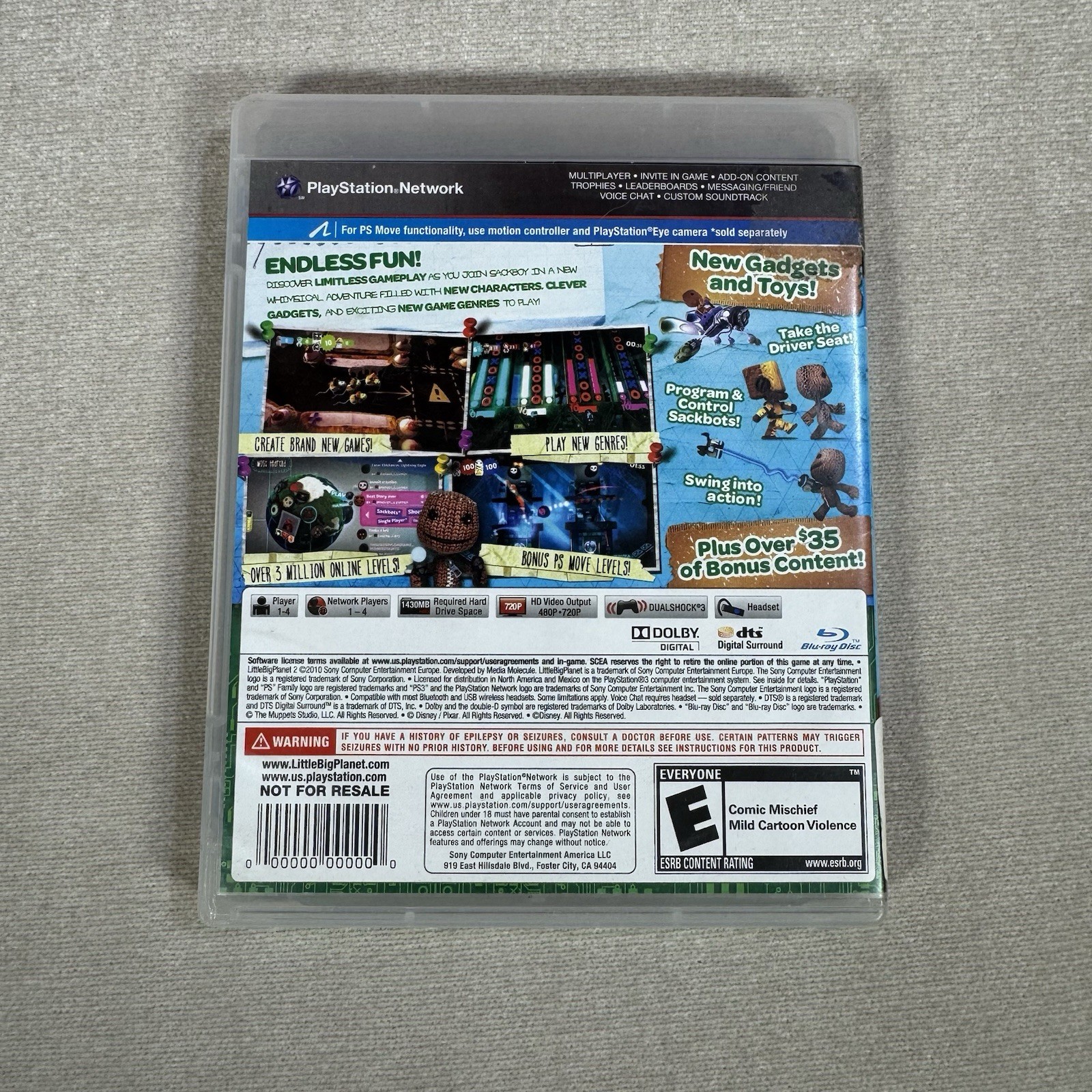LittleBigPlanet 2 [Special Edition] (Playstation 3, 2011) CIB