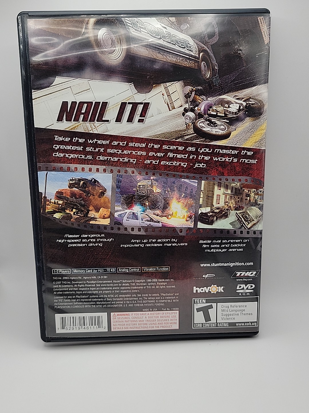 Stuntman: Ignition (Sony PlayStation 2, 2007)