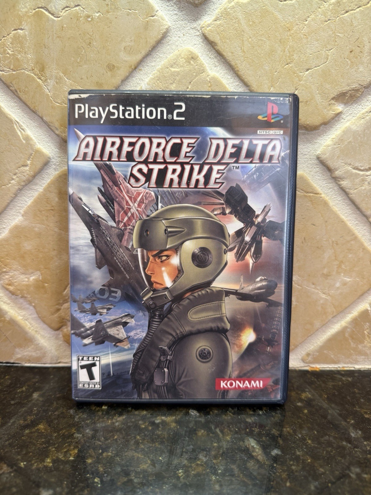 AirForce Delta Strike (Sony PlayStation 2, 2004) CIB Tested Konami No Manual