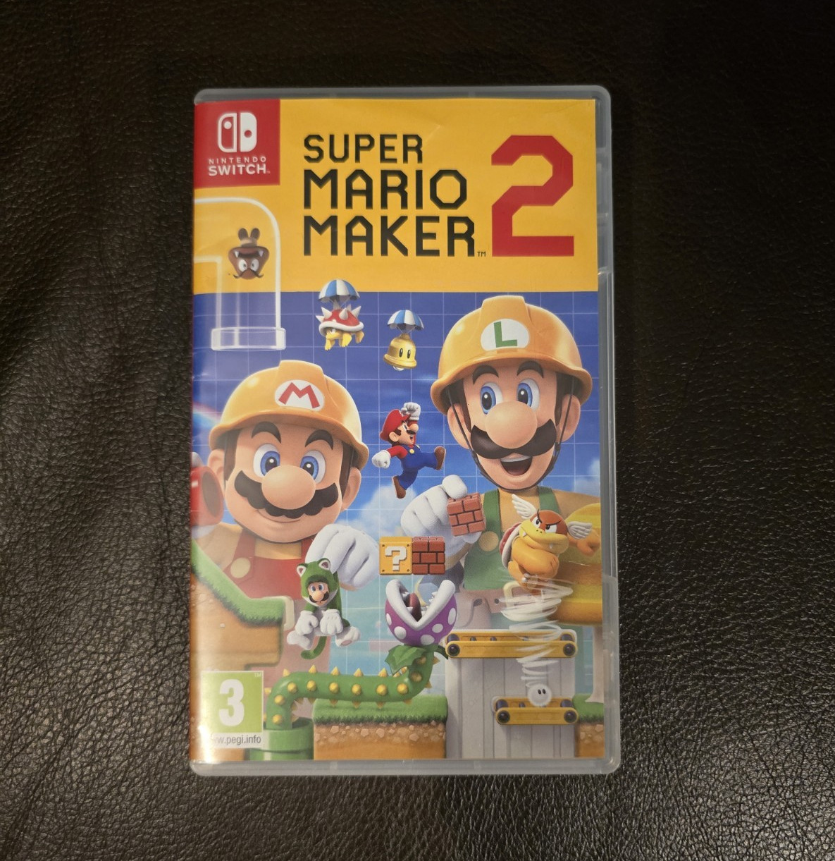 Nintendo Super Mario Maker 2 for Switch w/ Case, Online Multiplayer, PEGI 3 PAL