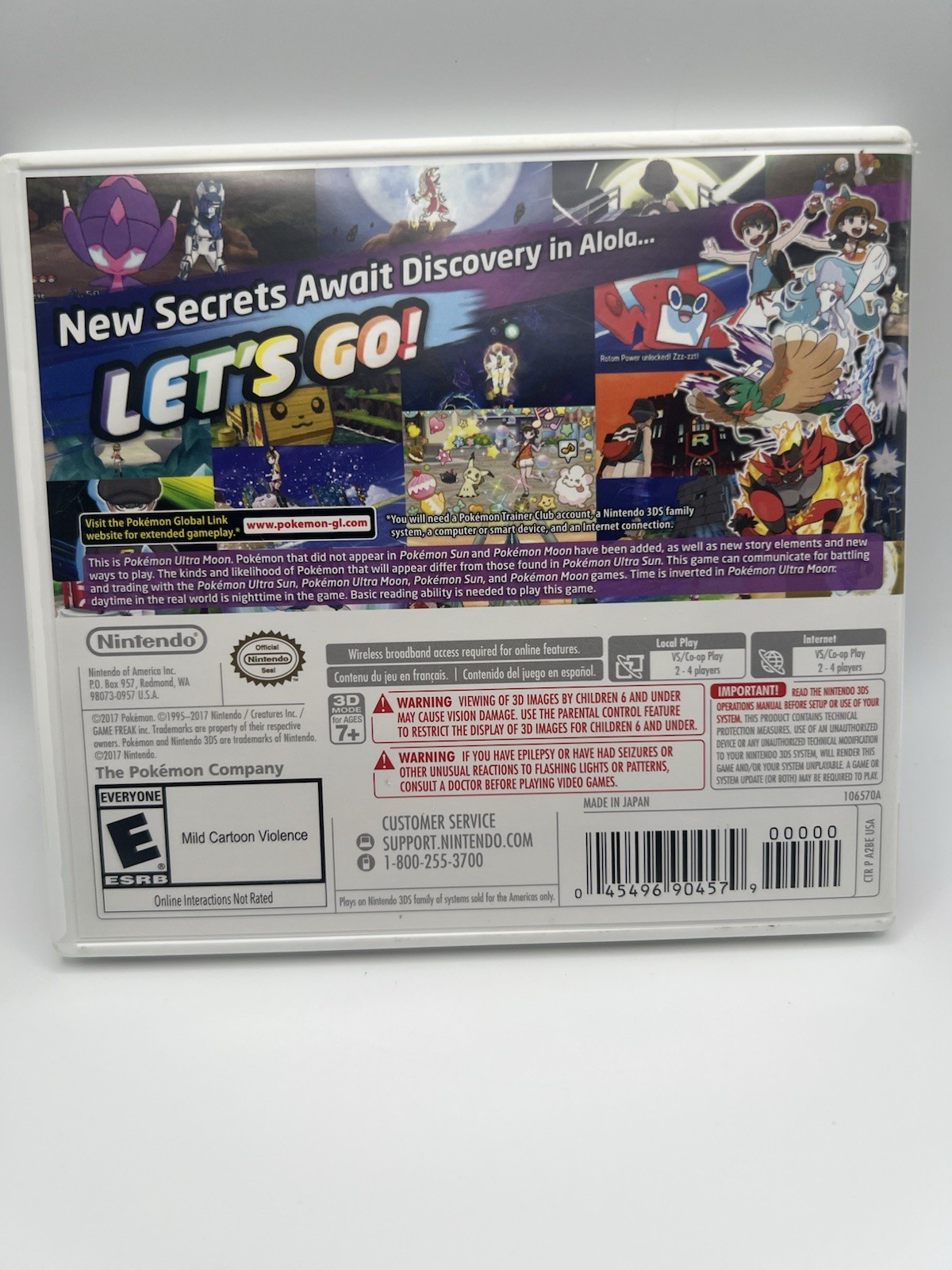 Pokemon Ultra Moon Starter Bundle (Nintendo 3DS, 2DS) CIB, Tested and Working