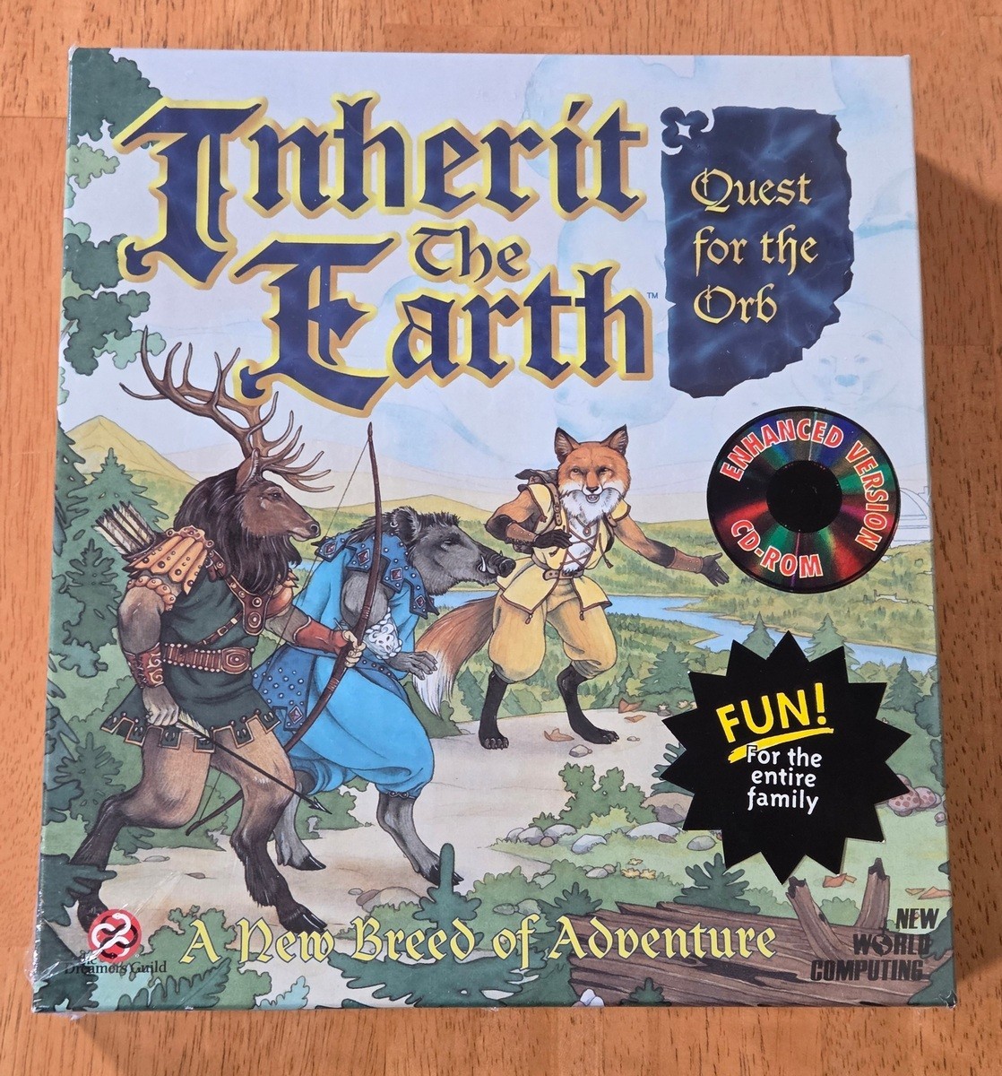 New Sealed Inherit the Earth Quest for Orb New World Computing IBM PC CD 1994