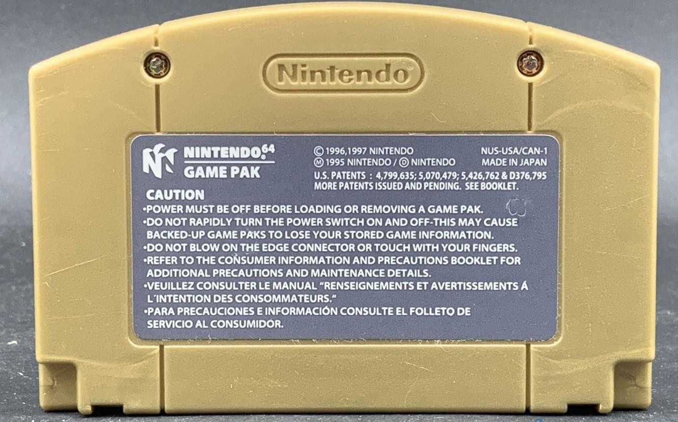 The Legend of Zelda Majora’ s Mask N64 Collector’s Edition CIB Gold Holo Cart