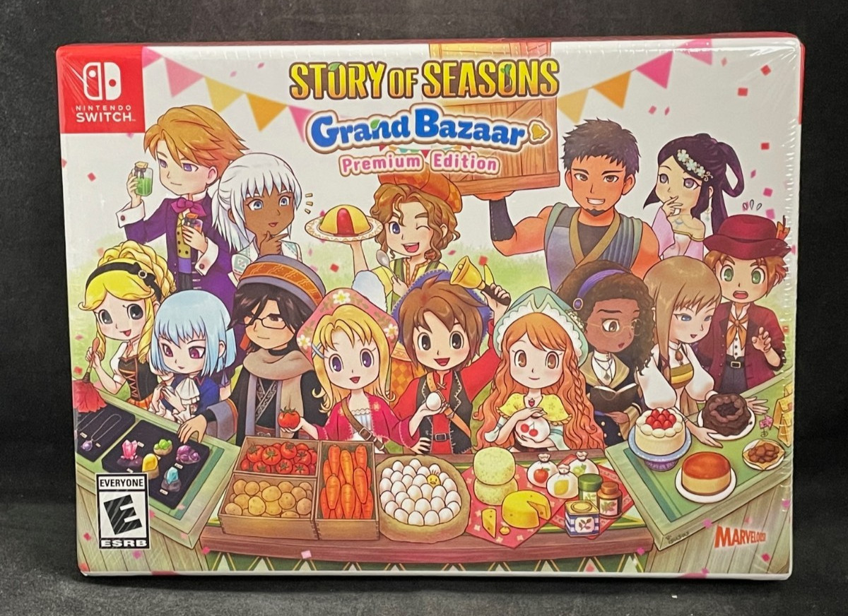 Story of Seasons: Grand Bazaar Premium Edition (Nintendo Switch) BRAND NEW