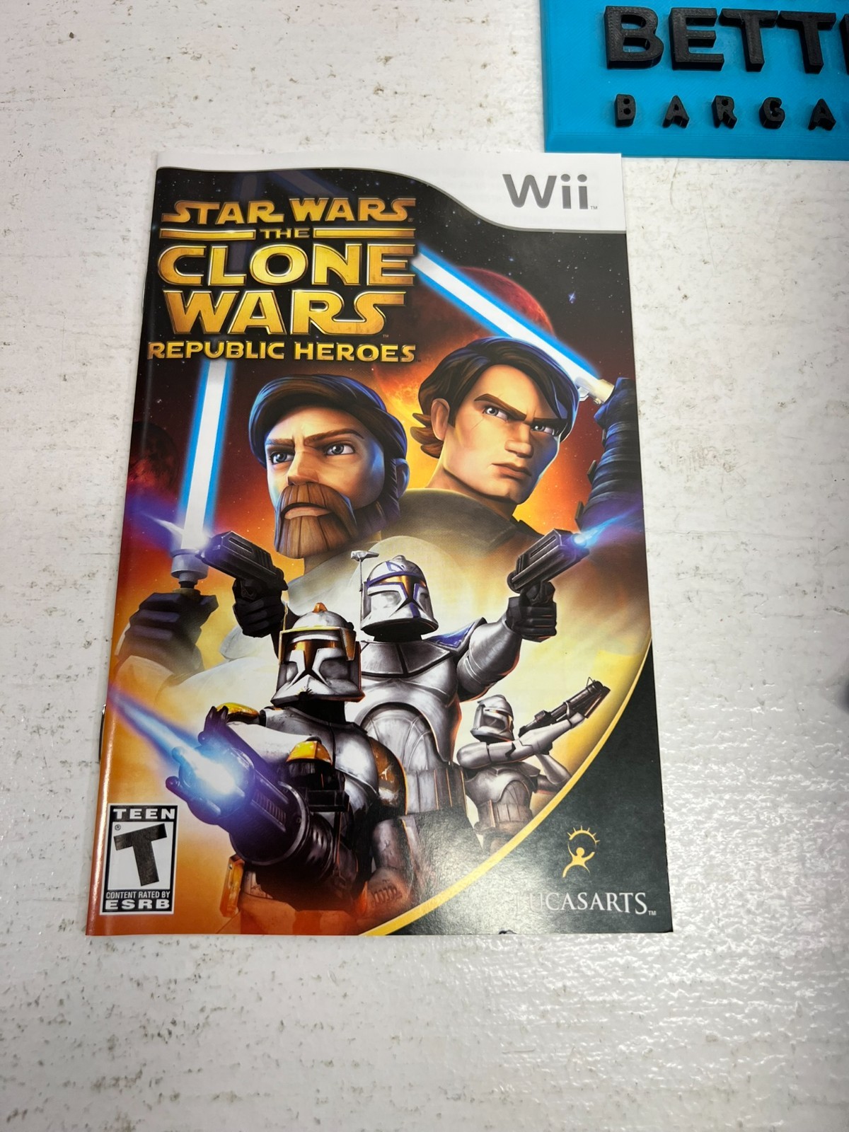 Star Wars The Clone Wars: Republic Heroes Wii Game *Pre-Owned*