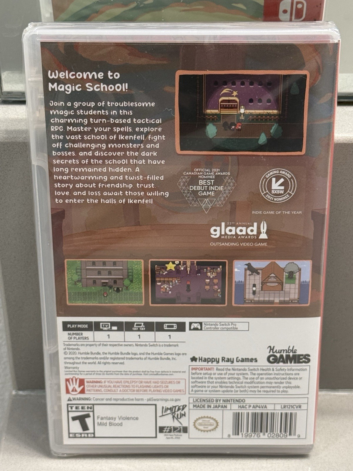 FACTORY SEALED Ikenfell Nintendo Switch Limited Run Games #121