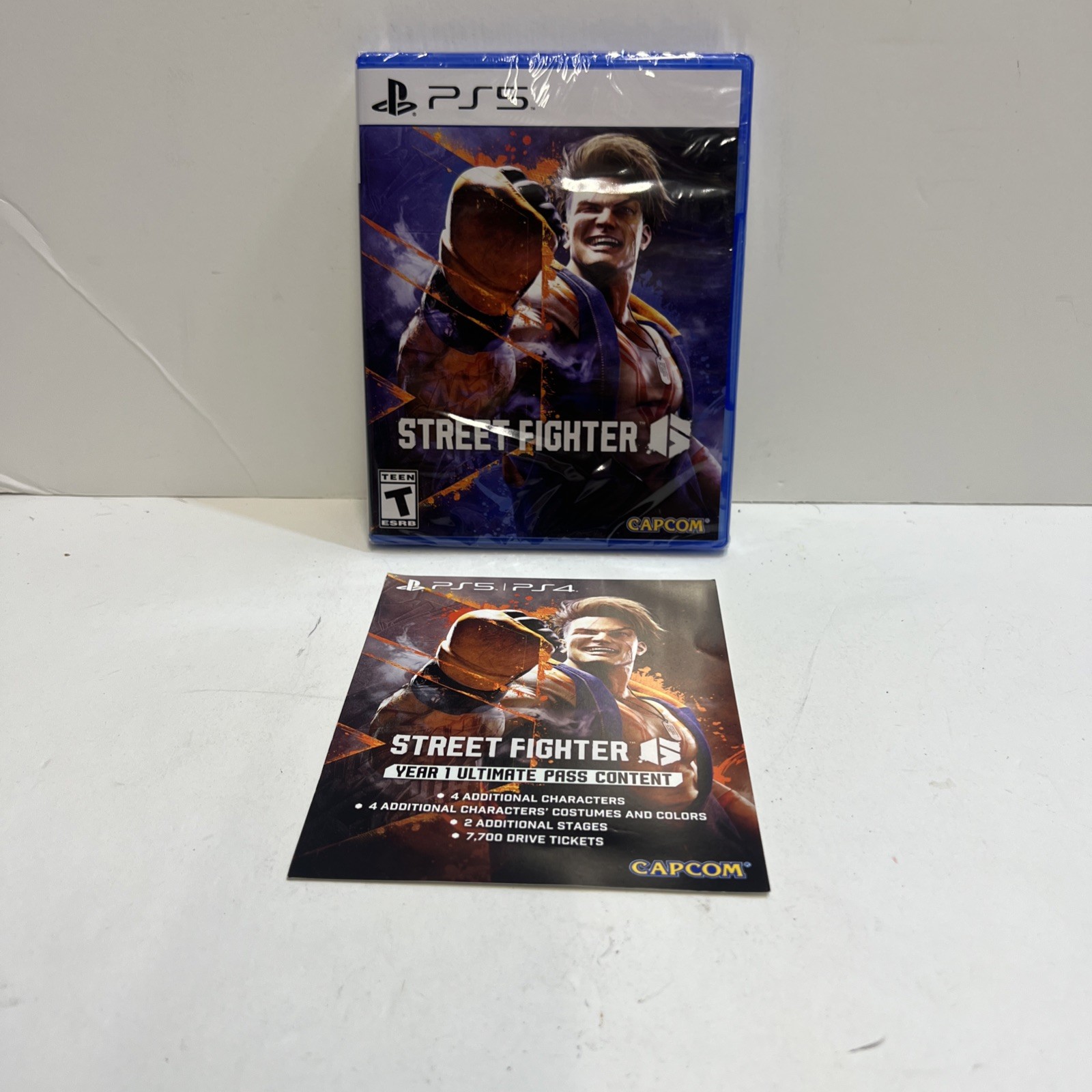 Street Fighter 6 “NFR” w/ Year 1 Ultimate Pass (Sony Playstation 5, 2023) SEALED