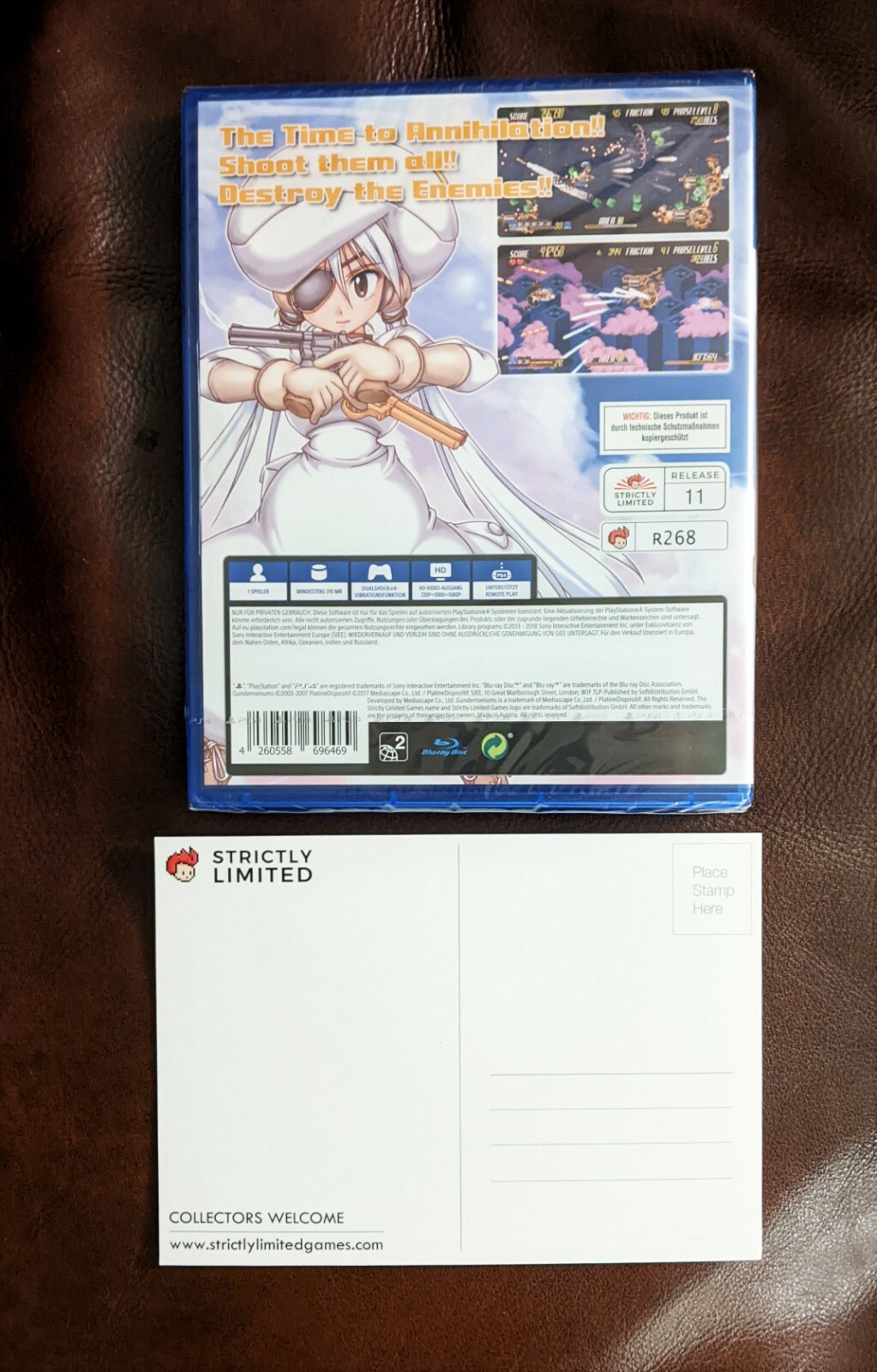Gundemoniums Playstation 4 PS4 Strictly Limited Run Games #11- NEW w/ Postcard!