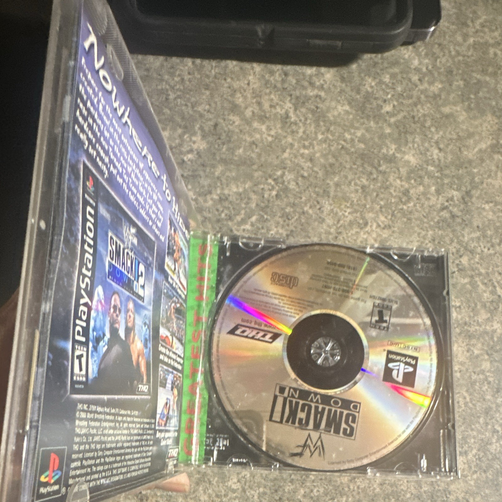 THQ WWF SmackDown! 2: Know Your Role PS1 NTSC-U/C 2000 Multiplayer