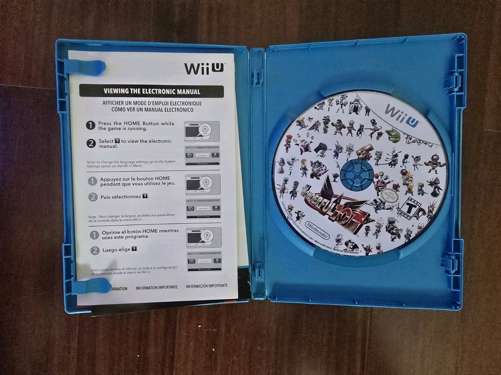 The Wonderful 101 (Nintendo Wii U, 2013) Complete CIB