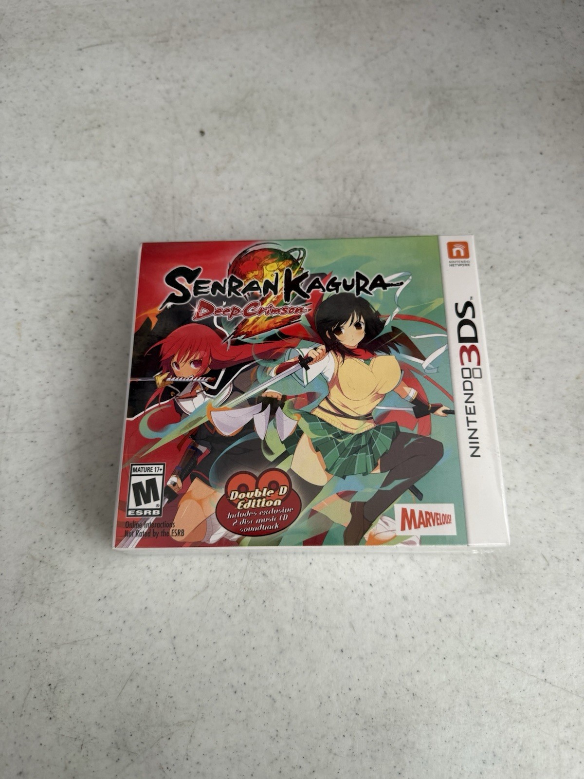 Senran Kagura 2 Deep Crimson Double D Edition for Nintendo 3DS Brand New SEALED