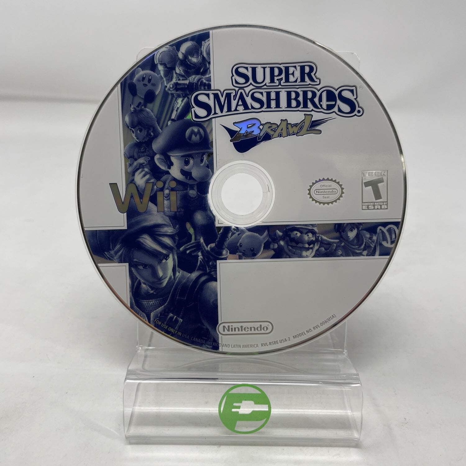 Super Smash Bros. Brawl (Nintendo Wii, 2008) Disc Only