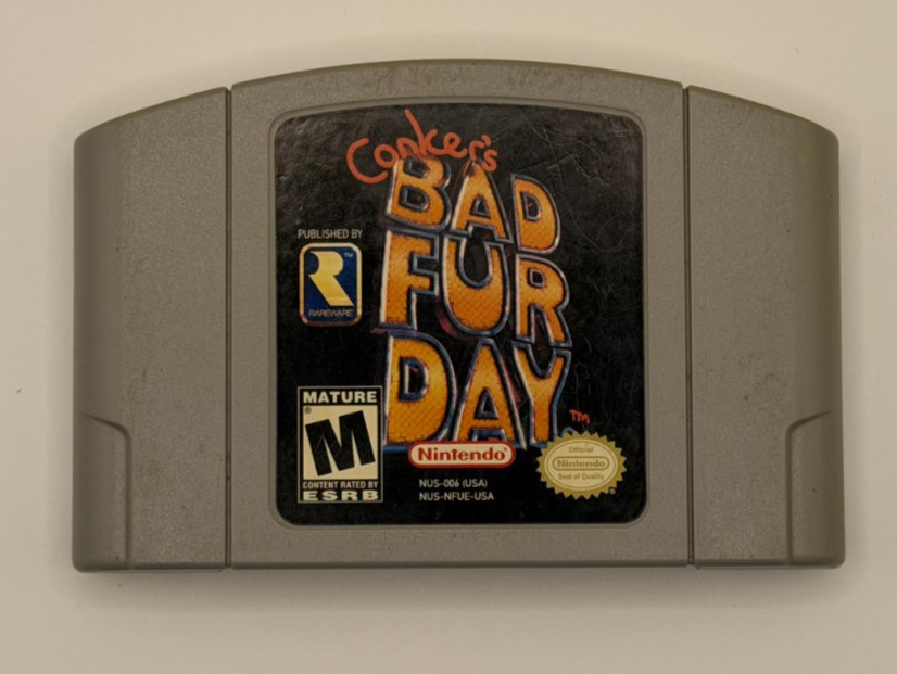 Conker’s Bad Fur Day – Nintendo 64 (N64) TESTED AUTHENTIC