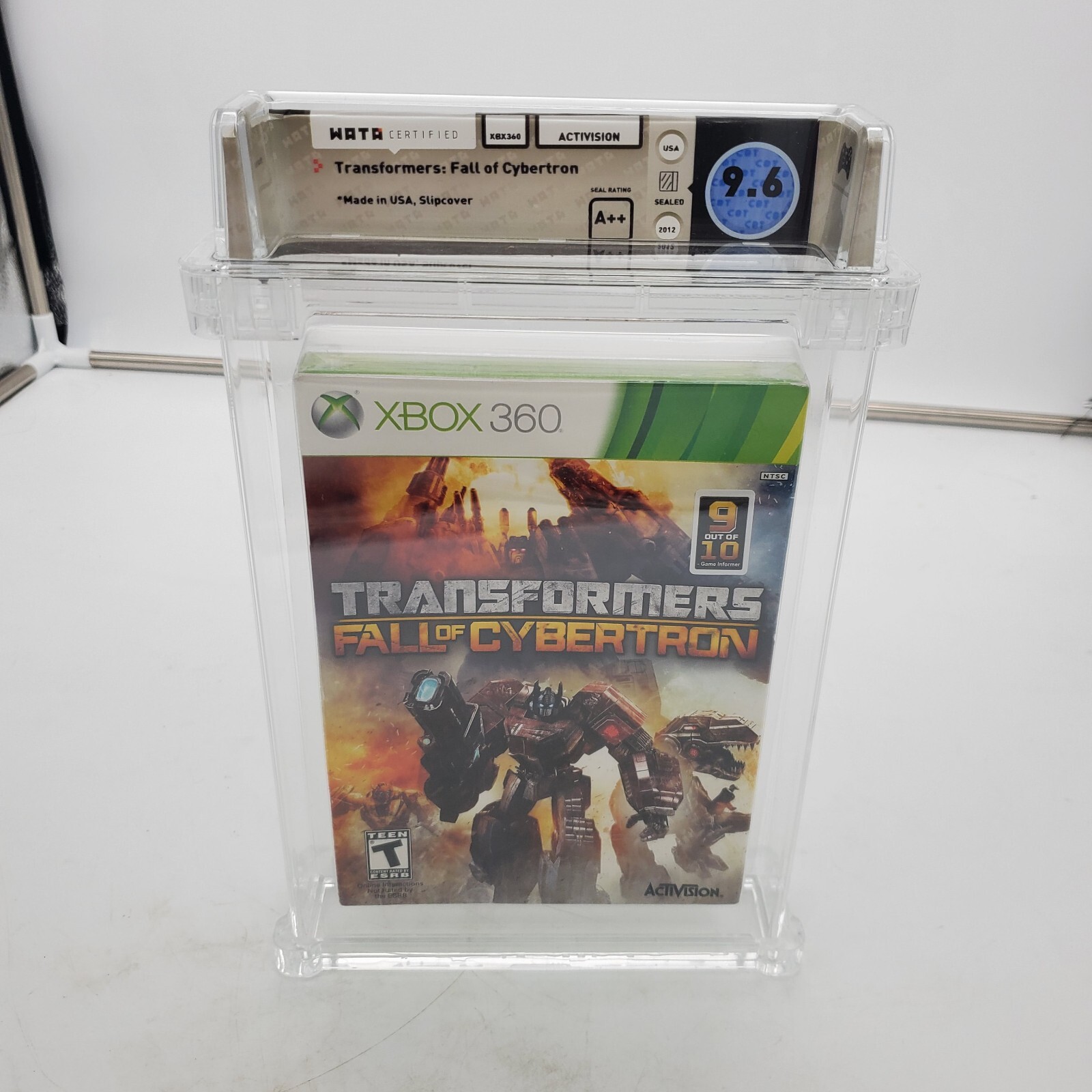 Transformers: Fall of Cybertron (Microsoft Xbox 360) Slip Cover WATA 9.6 A++