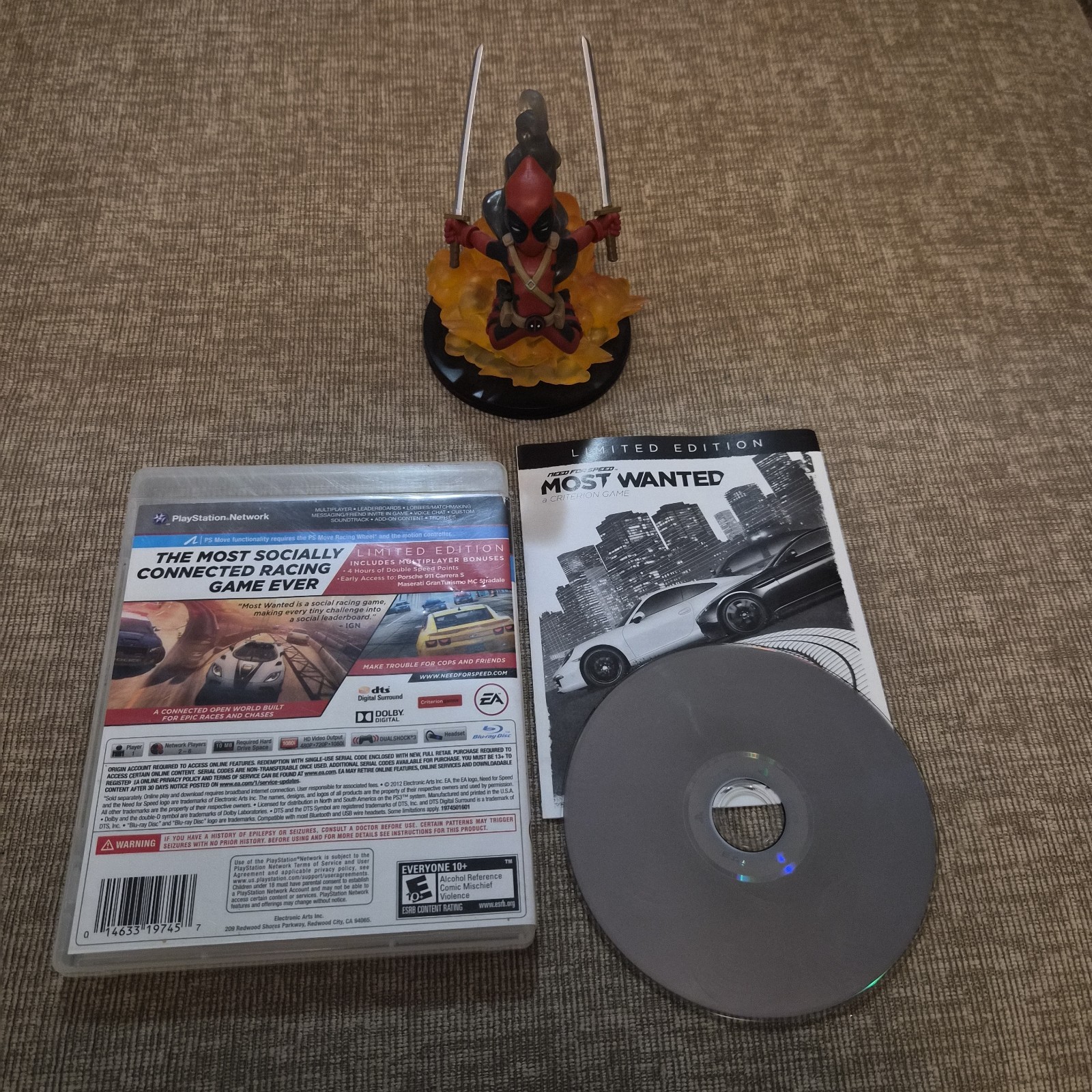 Need for Speed: Most Wanted — Limited Edition (Sony PlayStation 3, 2012) CIB