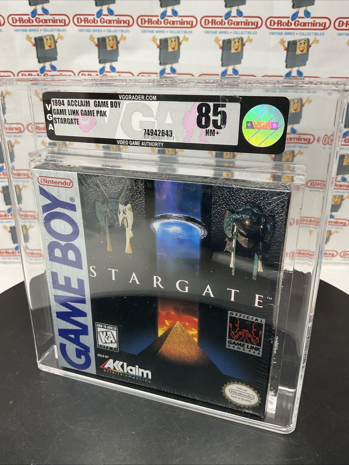 Stargate the video Game Nintendo Gameboy NES SNES New Sealed VGA WATA CGC PSA