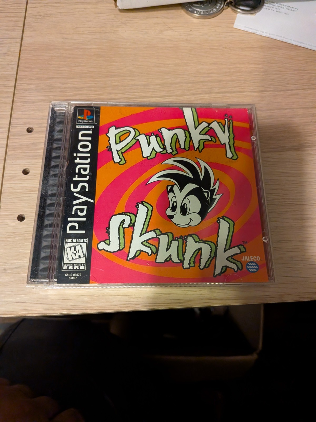 Punky Skunk (Sony PlayStation 1, 1998) PS1 Platformer, CIB Complete W Manual