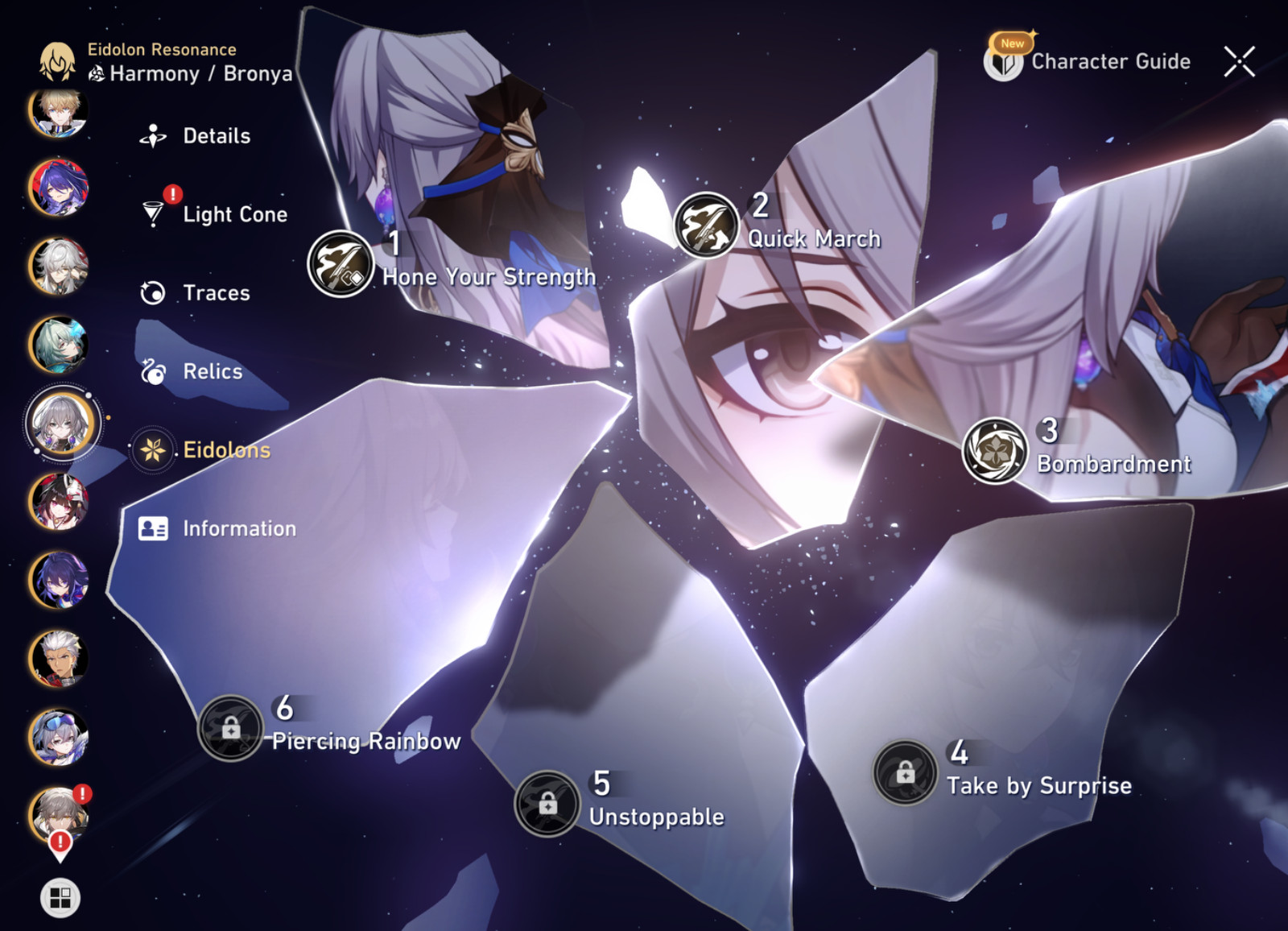 HSR NA E6 AVENTURINE + LC, 134 PULLS, MAX LEVEL ACCOUNT + E1 TOPAZ, AND MORE