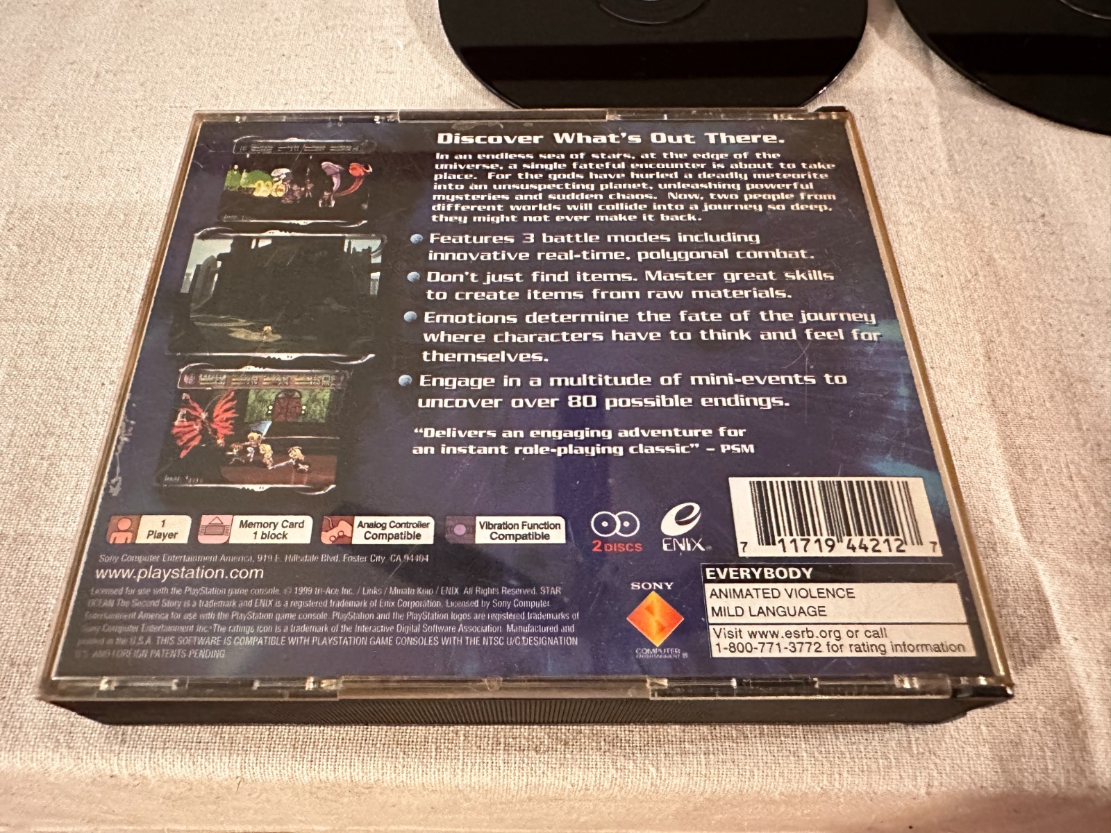 Star Ocean: Till the End of Time w/Strategy Guide + Star Ocean Second Story