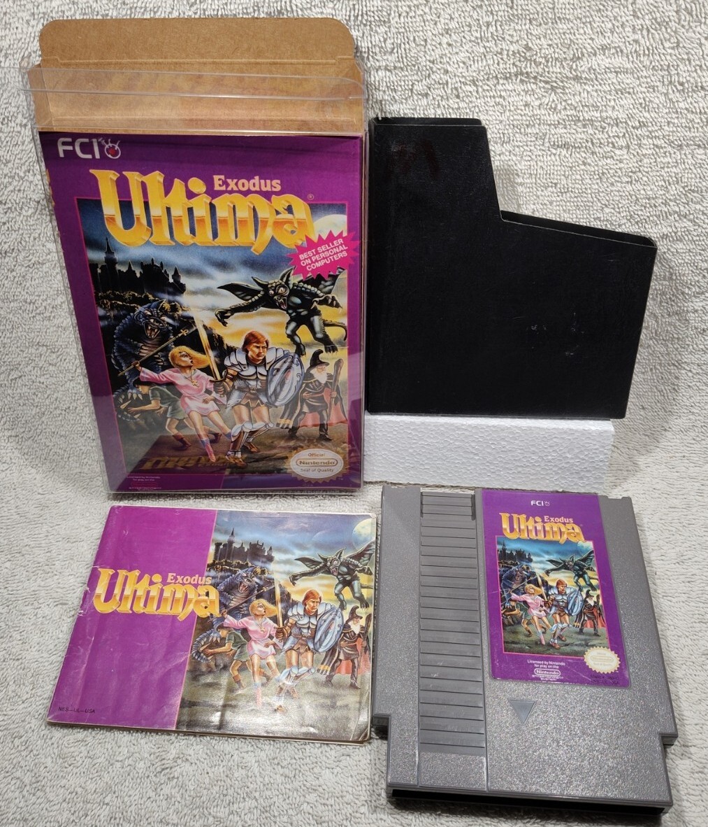 Ultima: Exodus – (NES, 1989) *Great Condition* Cleaned & Tested* FREE SHIPPING!