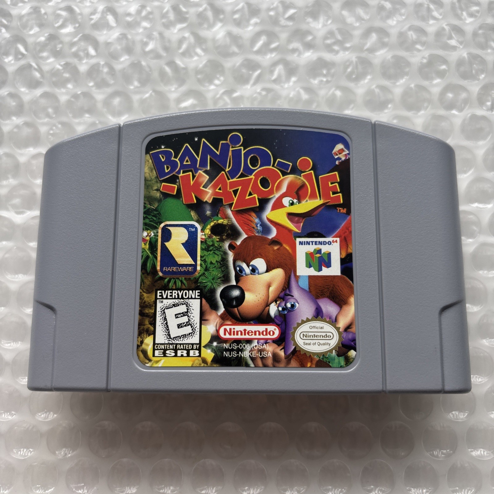 Banjo Kazooie Nintendo 64 N64 Right Facing Rumble 1st Print Complete In Box CIB