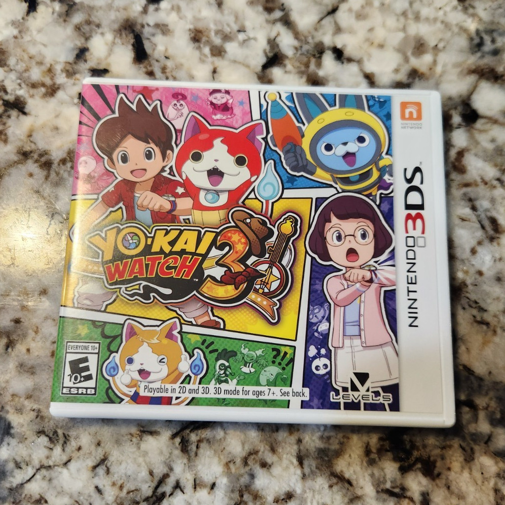 Yo-kai Watch 3 ENG (Nintendo 3DS) Manual Included E10+ NTSC-U/C 2018