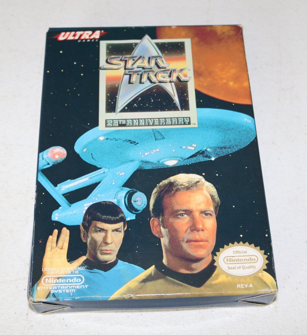 1992 Ultra Games Star Trek 25th Anniversary NES CIB w/ Box/Game/Sleeve/Manual