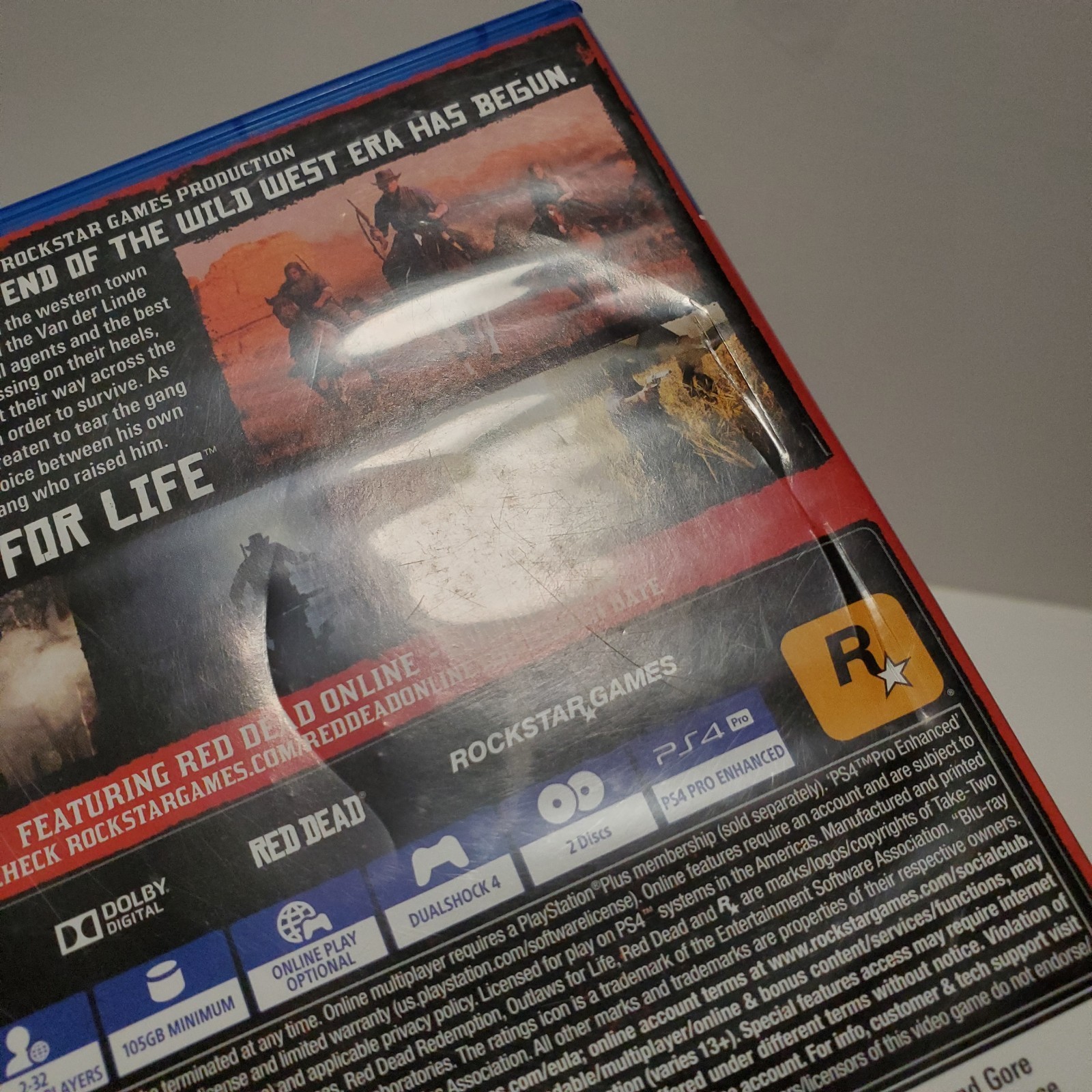 RED DEAD REDEMPTION 2 – Sony PlayStation 4 PS4 Complete W/ Map 2018 READ DESCRIP
