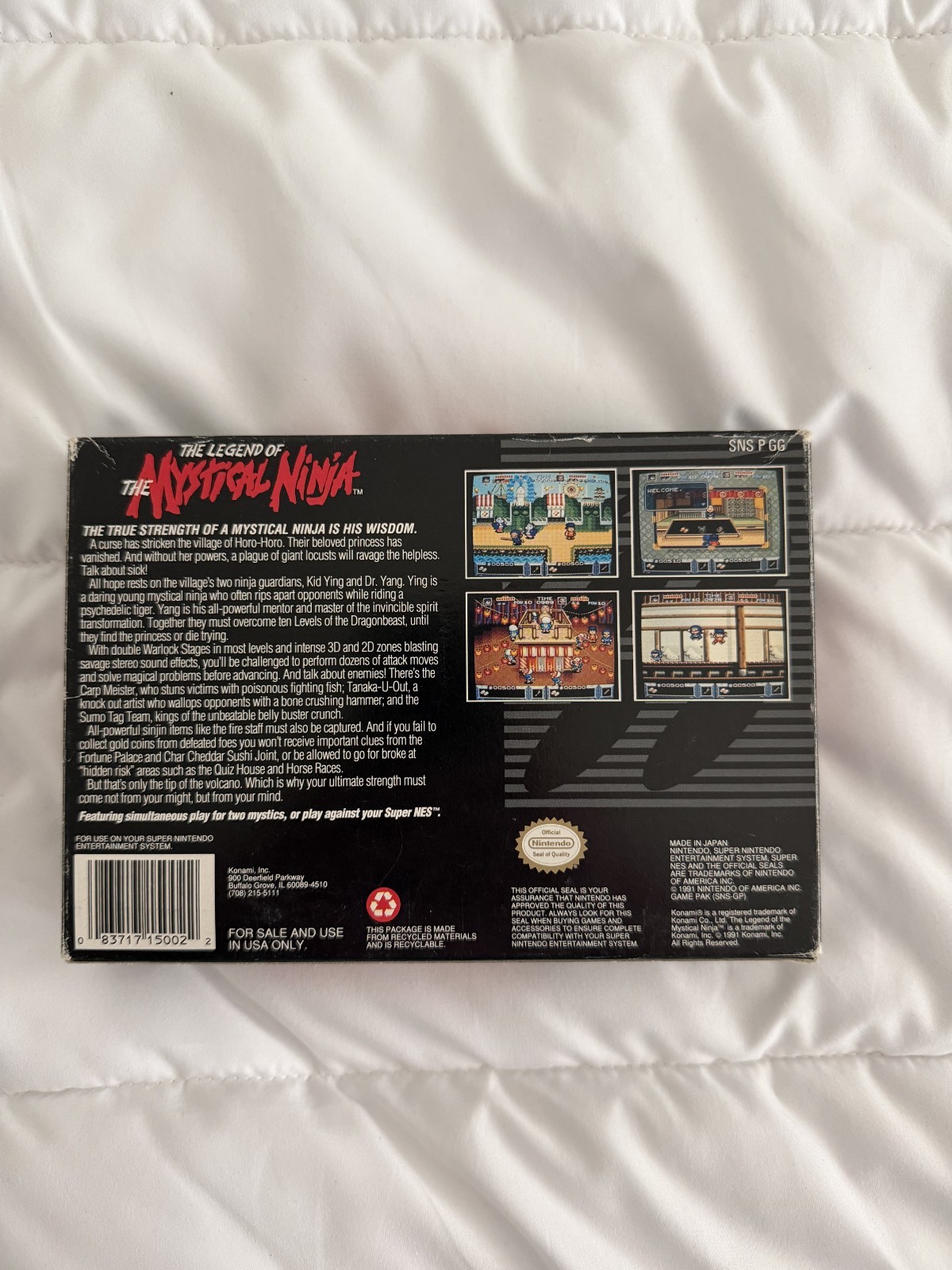 The Legend of the Mystical Ninja (Super Nintendo Entertainment System, 1992)