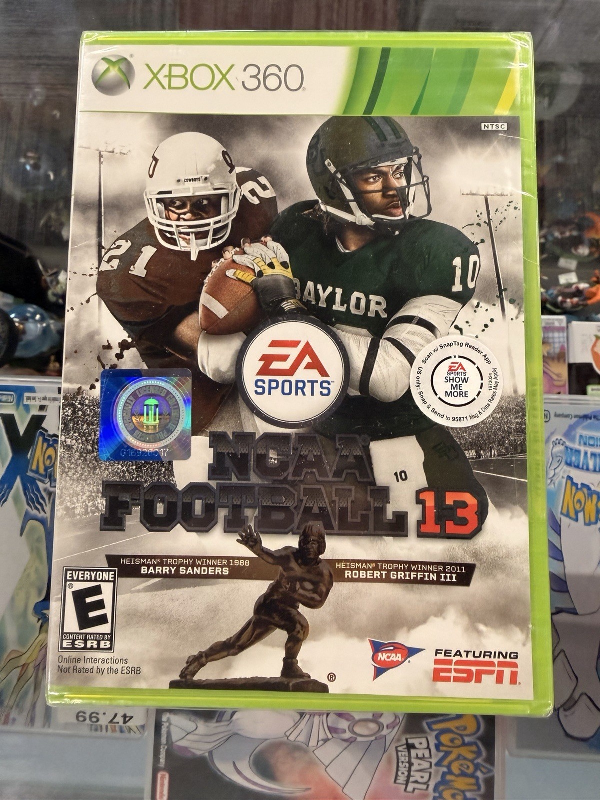 NCAA Football 13 Xbox 360 Microsoft Xbox 360 Barry Sanders Robert Griffin III