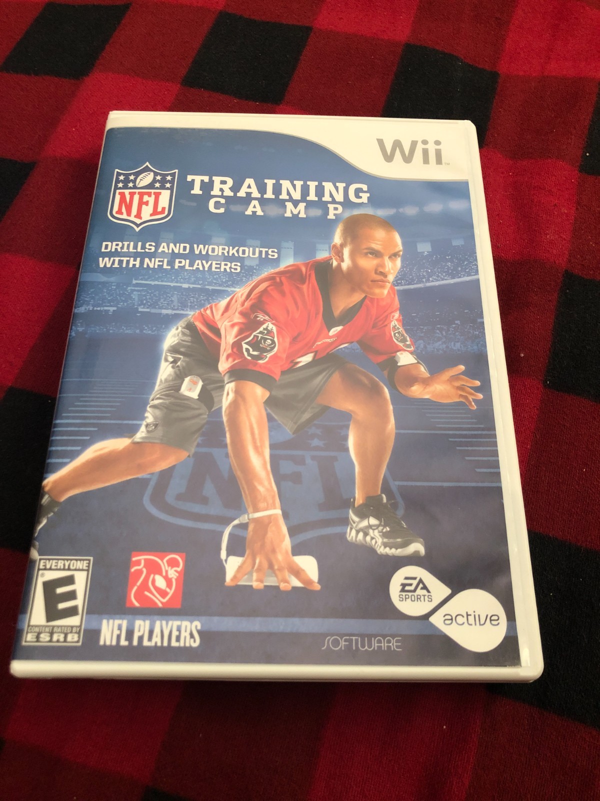 NFL Training Camp Nintendo Wii 2010 Case Manual Disc Tested Great Authentic