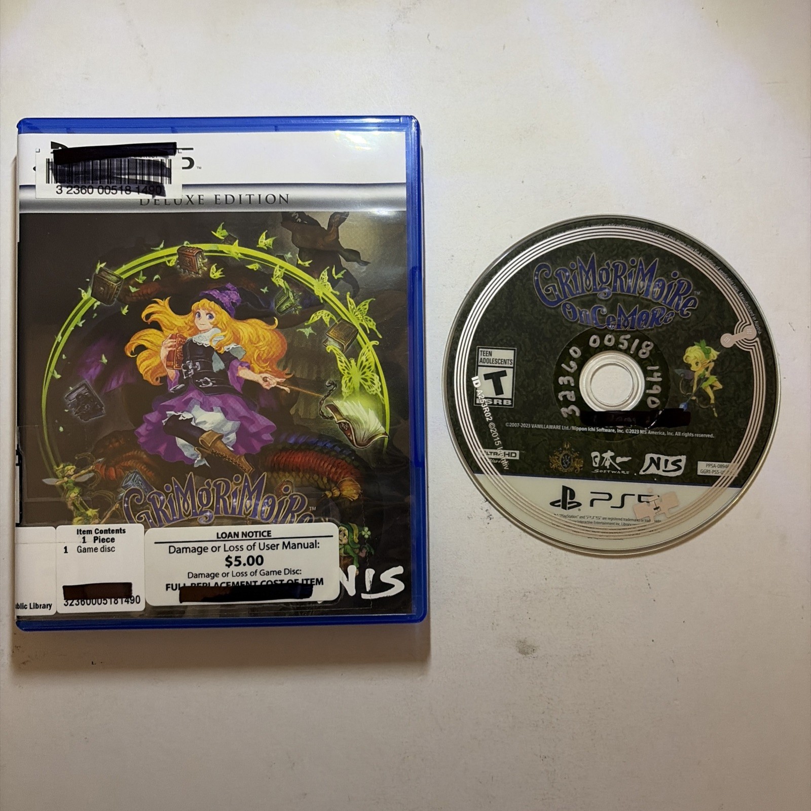 GrimGrimoire OnceMore- Deluxe Edition – Sony PlayStation 5 PS5