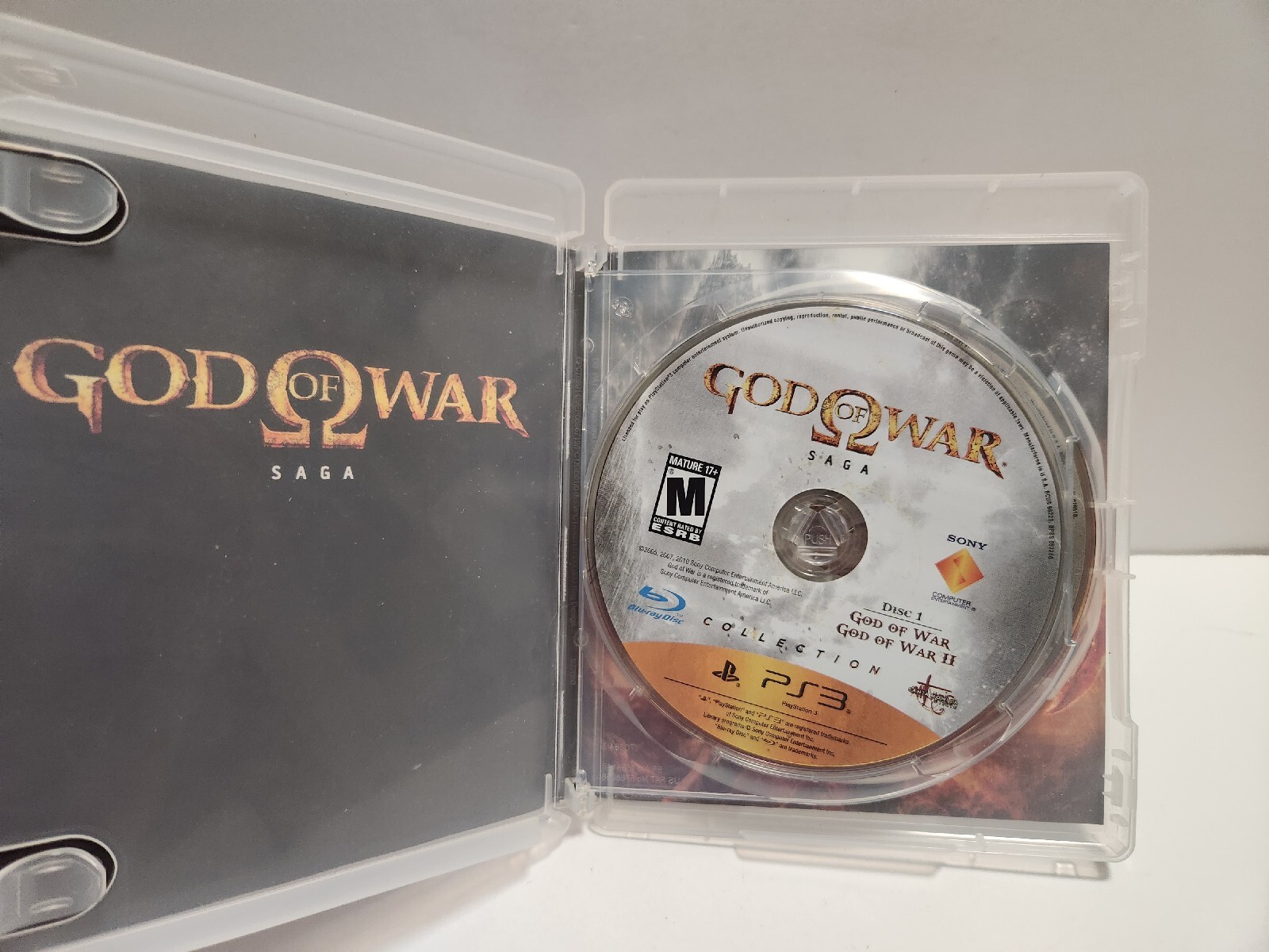God of War Saga (Sony PlayStation 3, 2012) PS3 2 Discs TESTED