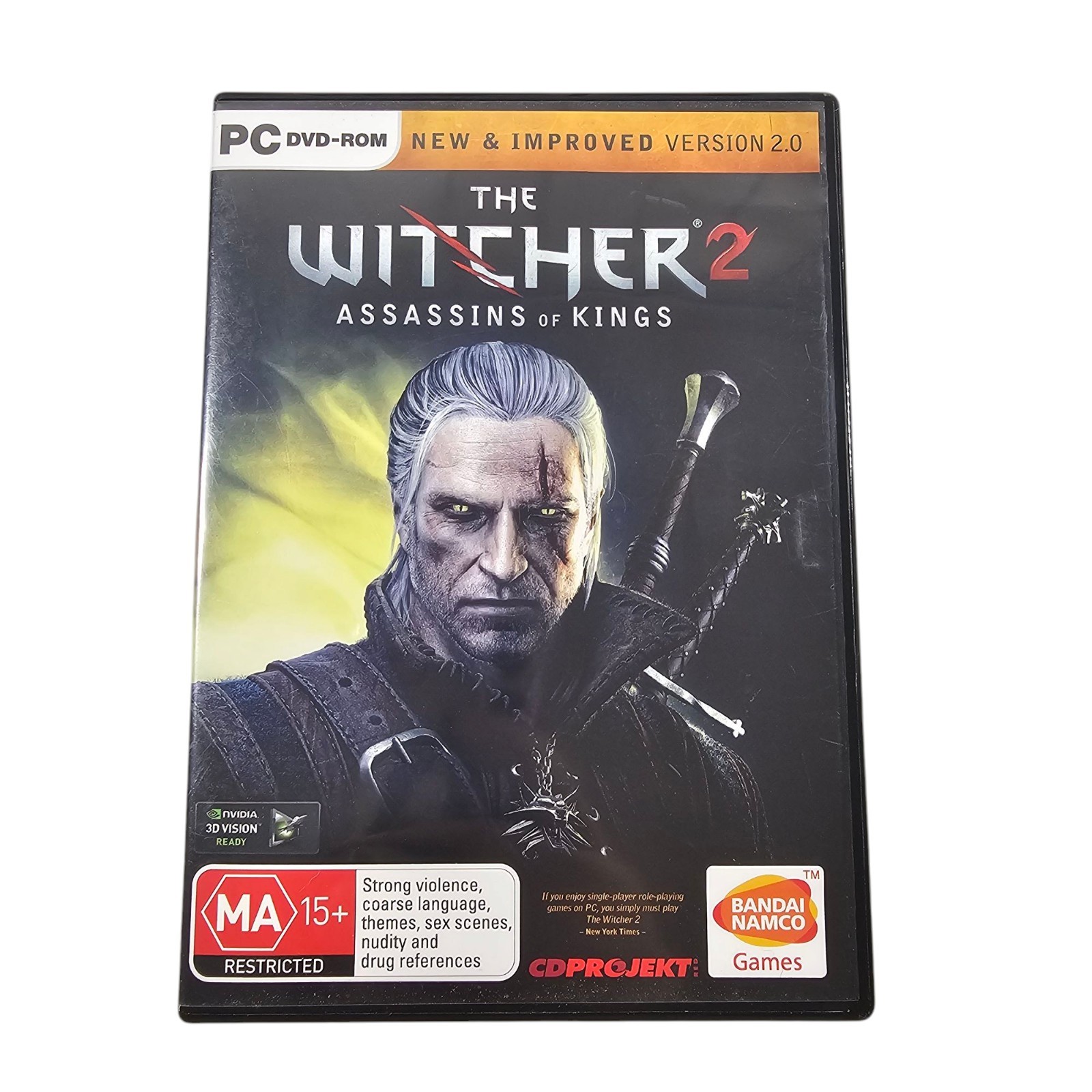 The Witcher 2: Assassins Of Kings & 3 Wild Hunt PC DVD game + Soundtrack R18+