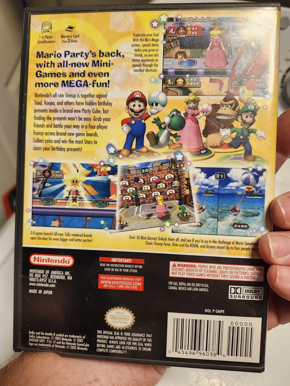 Mario Party 4 (Nintendo GameCube, 2002)