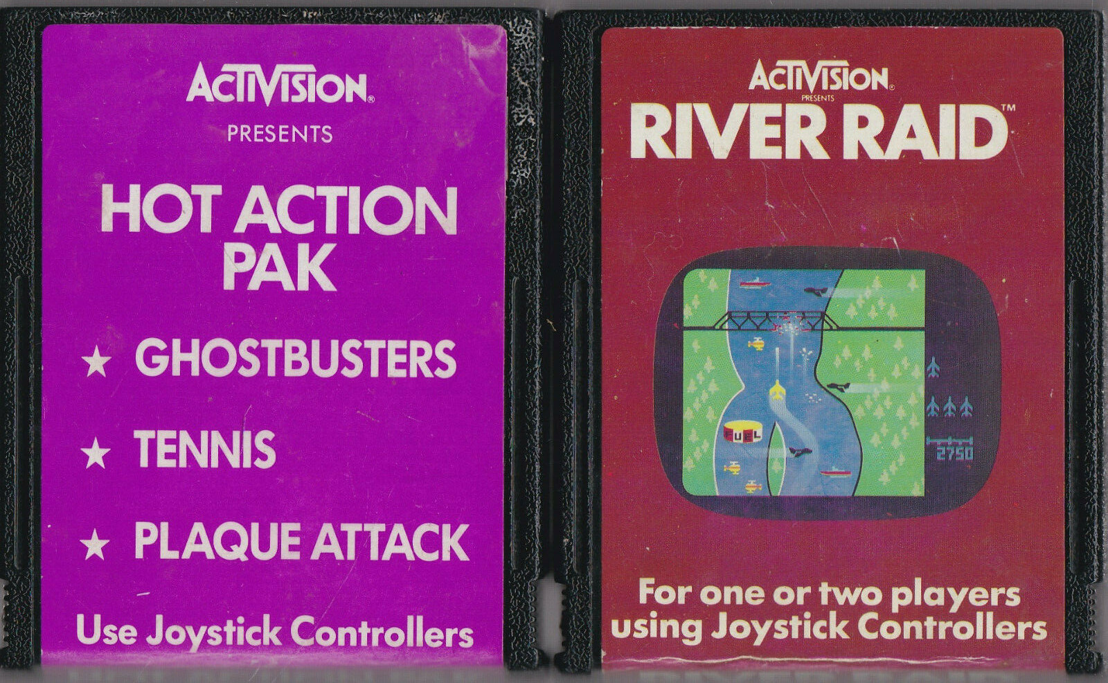 VGC Atari 2600 HOT ACTION PAK Activision 4 Games Manual Included Ghostbusters