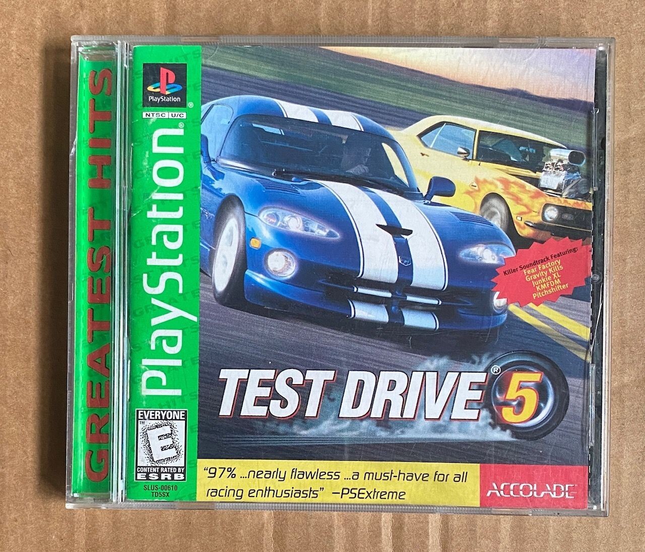 Test Drive 5 (Sony PlayStation 1, 1998) PS1 Complete CIB