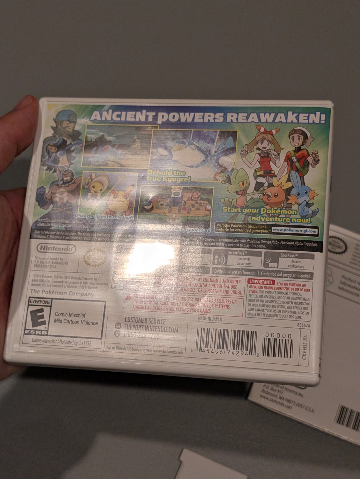 Pokemon Alpha Sapphire (Nintendo 3DS) Authentic – Tested – Complete CIB