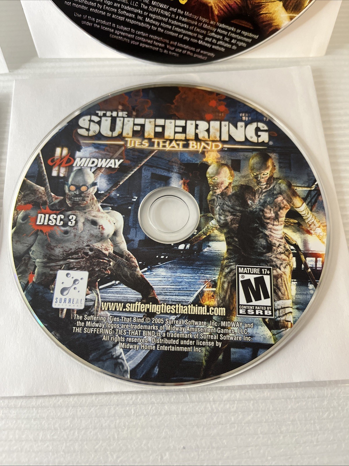 The Suffering & Ties That Bind PC – Bonus – RARE Mature Adult Horror WINDOWS EUC