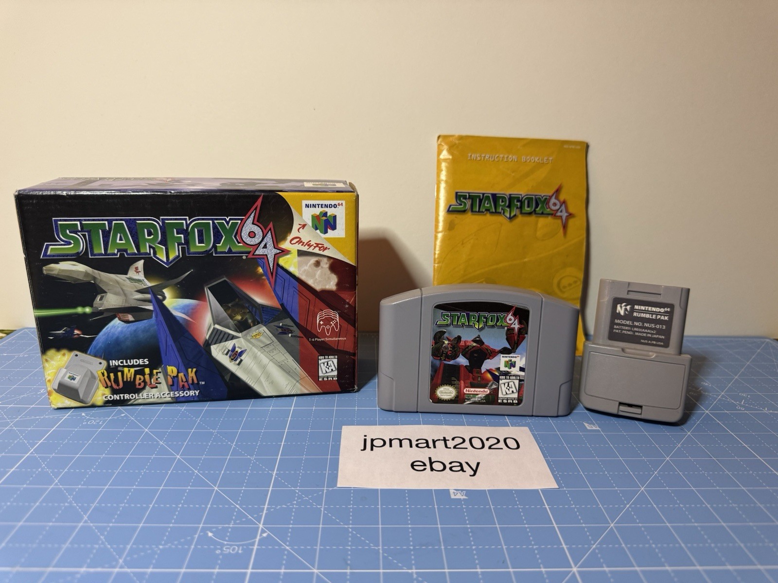 Star Fox 64 Nintendo 64 – Game, Box, Manual, Rumble Pak – Tested Working